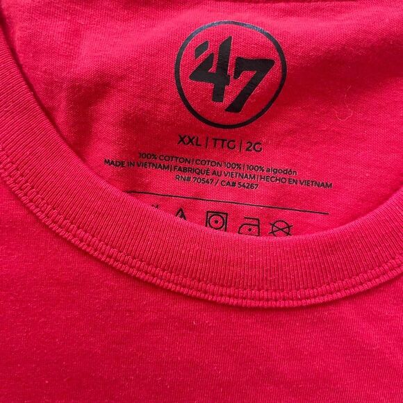 ‘47 Brand St. Louis Cardinals Red Baseball THE LOU TShirt Men’s XXL 2XL Shirt - Picture 2 of 4